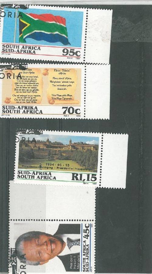 Mandela Complete Stamp Set:Presidential Inauguration Issue-1994.