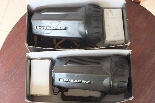 2 x Scubapro 20 Watt Diving Lamps.