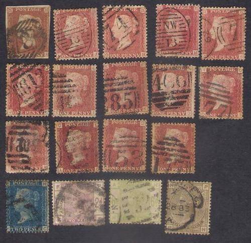GREAT BRITAIN QV USED STAMP LOT CV +/- R 6500