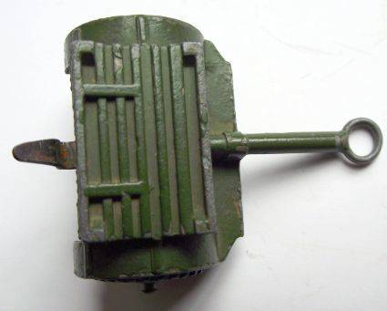DINKY TOYS ARMY FIELD GUN TRAILER MODEL NUMBER 687