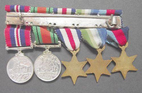 WORLD WAR 2 MINIATURE MEDALS incl ATLANTIC STAR, FRANCE & GERMANY STAR AND DEFENCE MEDAL