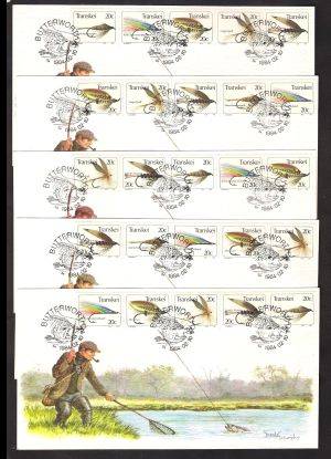 Transkei LTD No.Maxicard Set 650 EXIST "DOUBLE PIPE & DARKER BUSHES!