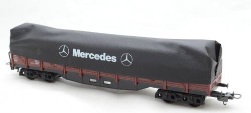 Mercedes Freight Car with tarpaulin - HO