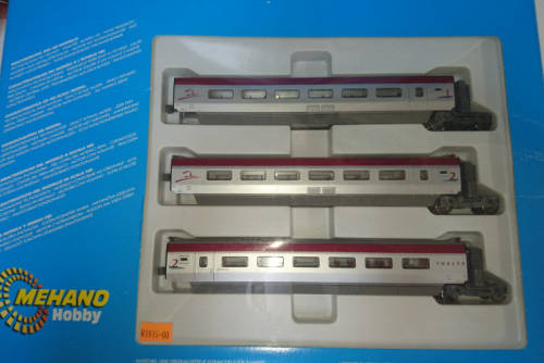 18004 Mehano 3 x Thalys coaches - HO scale