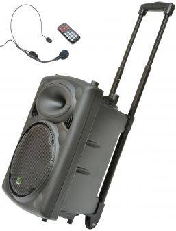 QTX Sound QR10 Portable Active PA System With Rechargable battery