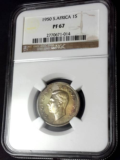 1950 SA UNION SHORT PROOF SET GRADED BY NGC..... HIGH GRADES