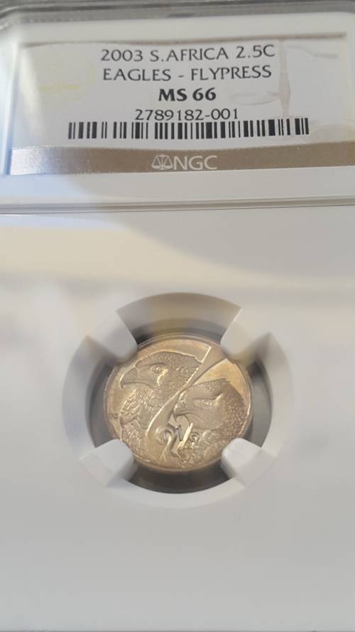 RAREST FLY PRESS TICKEY. ... 2003  EAGLES GRADED MS 66 BY NGC