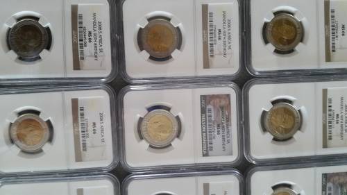 2008 MANDELA  BIRTHDAY R5 - GRADED MS 66 BY NGC