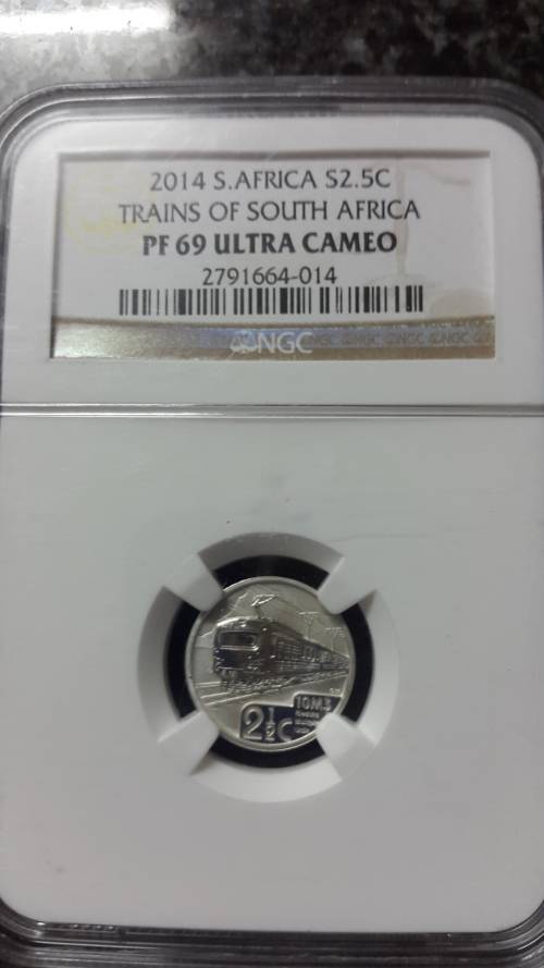 2014 RSA SILVER FLYPRESS TICKEY GRADED PF 69 ULTRA CAMEO   BY NGC