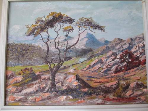LARGE PAINTING SA ARTIST 1962 @   R1 START