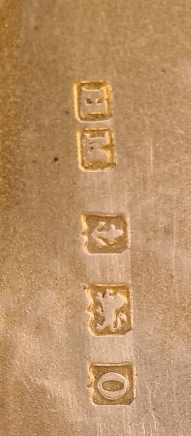 Antique solid sterling silver cigar case, Birmingham 1913. Weight 53.55 sterling silver