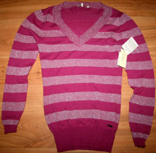 Guess - Purple and Silver Long sleeved Jersey - size Small