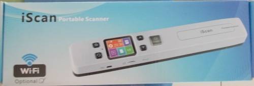 iScan High Speed Mini Portable A4 Scanner with Double Roller Zero Margin 1050DPI JPG / PDF Format