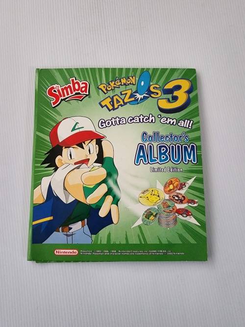 Simba Pokemon Tazos 3 Collectors Album Complete Limited Addition