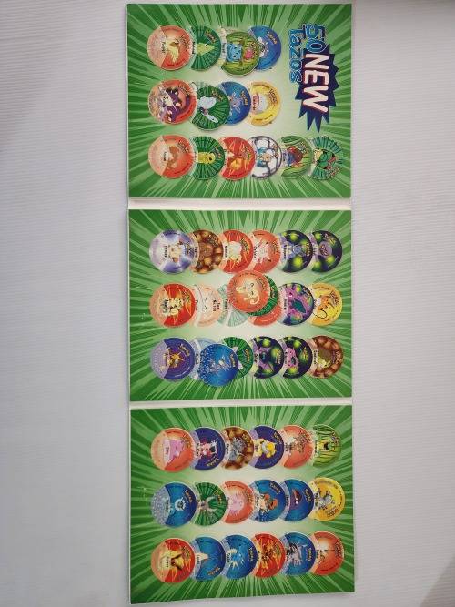 Simba Pokemon Tazos 3 Collectors Album Complete Limited Addition