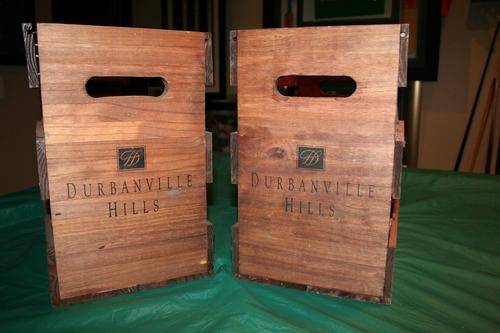 Wine Boxes - 2 on auction as a lot