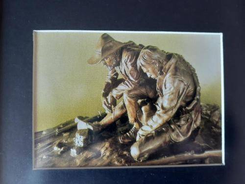 SET OF 3 ANTON VAN WOUW POSTCARDS FRAMED