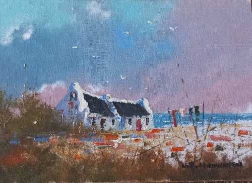 Neil janse  Van Nieuwenhuizen Oil on Canvas on Board 28.5 x 20 cm