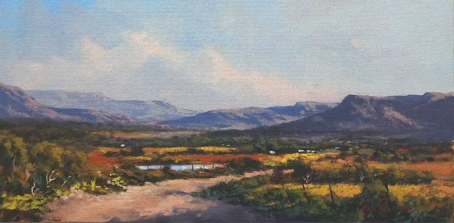 StanPolson  Unframed 50.5 X 25.4 CM OIL ON CANVAS ON BOARD