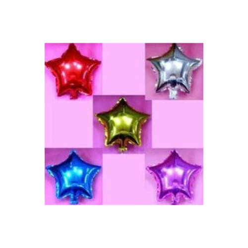 Star Shaped Foil Balloons (5 per pack)