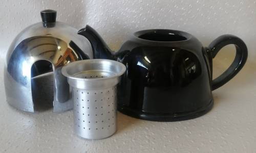 Beautiful porcelain teapot
