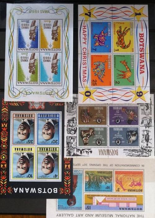 8 X BOTSWANA MINI-SHEETS