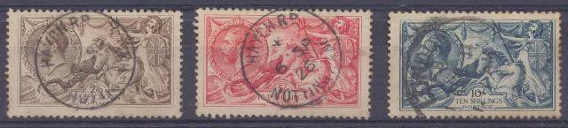 GB SEAHORSES . FINE USED. VERY VERY HIGH CAT VALUE
