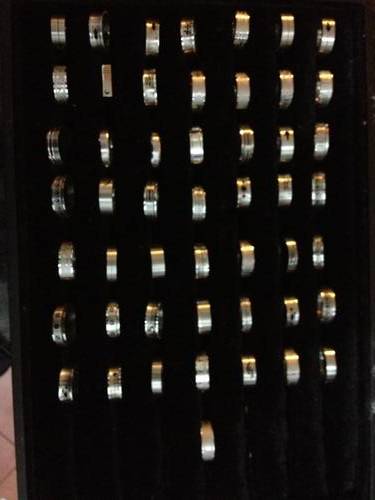 Various Stainless Steel Rings ( 50 In Total )