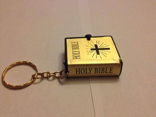 Holy Bible Keyring