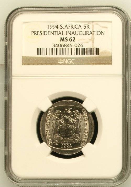 Inauguration R5 COIN - MS62 NGC