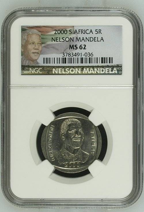 2000 SMILEY NELSON MANDELA 5R - MS62