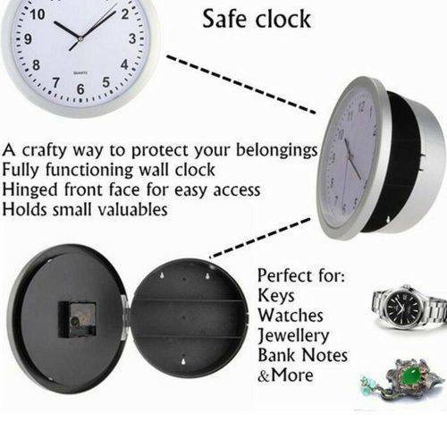 Hidden Safe Wall Clock