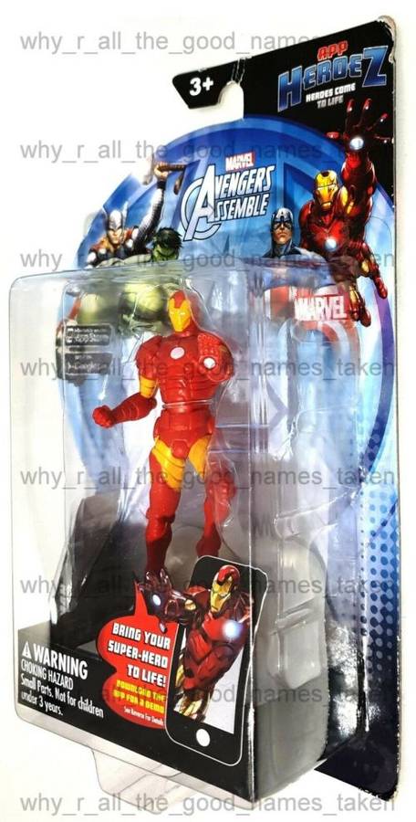 Marvel Avengers Assemble IRON MAN ACTION FIGURE - APP Heroez Heroes Come To Life