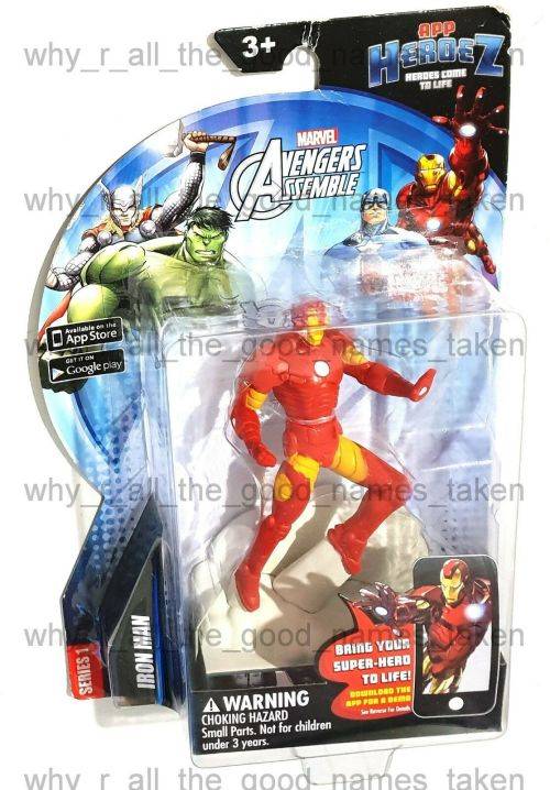 Marvel Avengers Assemble IRON MAN ACTION FIGURE - APP Heroez Heroes Come To Life