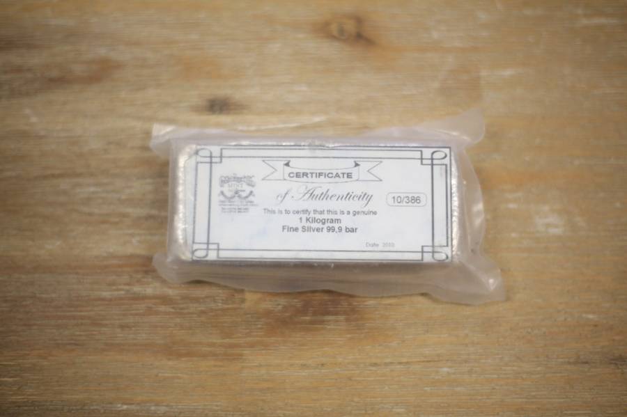 1 Kg GRC Mint Silver Bullion Bar