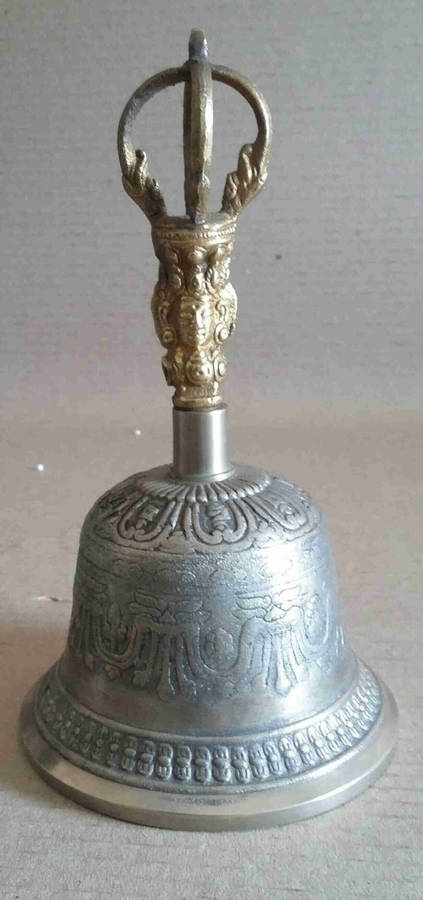 Antique Tibetan prayer bell