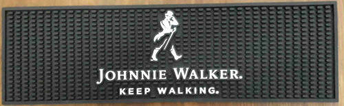 Johnnie Walker bar mat / wetstop PVC hedgehog                                       bw6