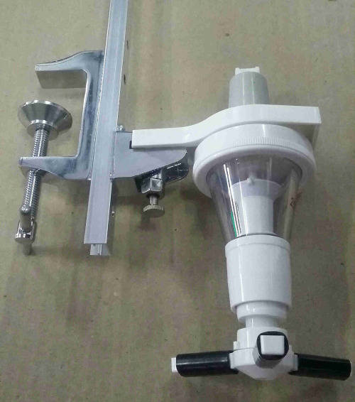 Single mounted  commercial optic spirit tot measure dispenser.