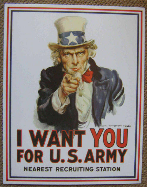U.S. Army vintage style metal sign