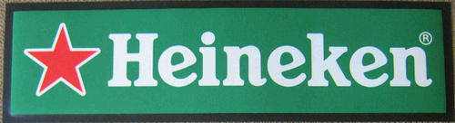 Heineken bar runner/wetstop/ bar mat                                  bw7
