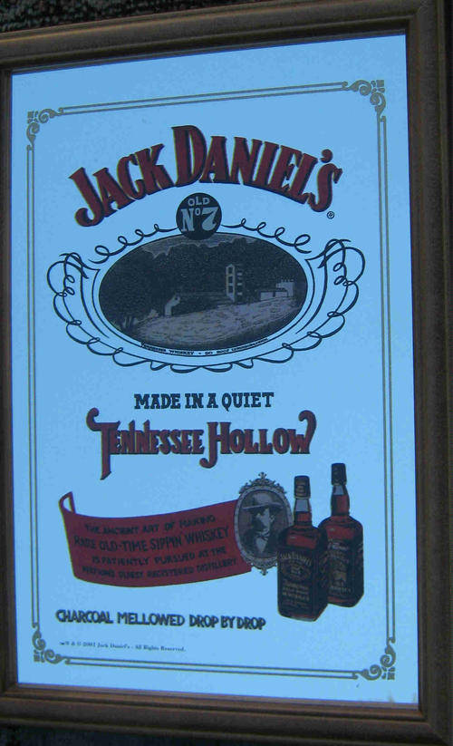 Jack Daniel's bar mirror