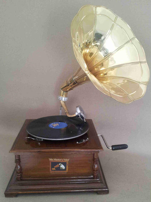Gramophone His Masters Voice. Antiquated