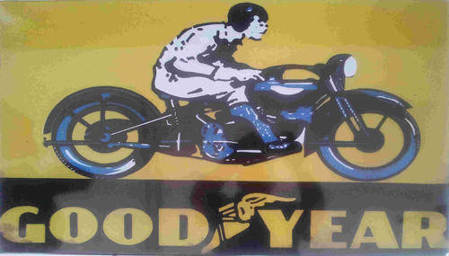 good Year tires BIG metal sign. 78 x 48cm                                 mt36