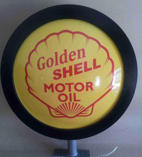 Shell motor oil double sided lolly pop light         bd9