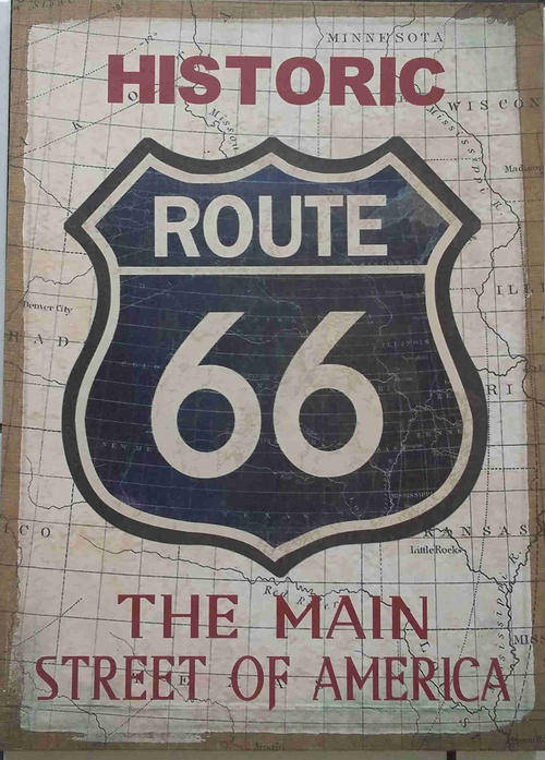 Route 66 canvas print                                                                 bd5