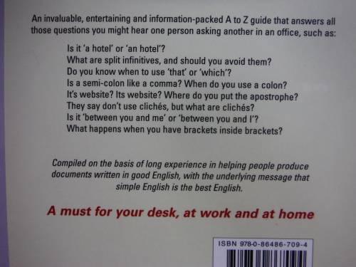 What Not to Write : A Guide to the Dos and Don'ts of Good English