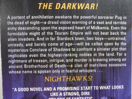 Flights of the Nighthawks- Raymond E. Feist (Book one of the Darkwar Saga)