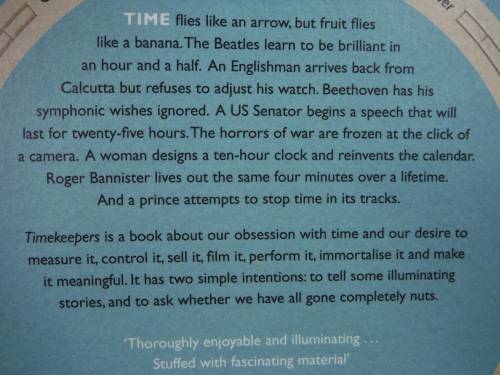 Timekeepers - Paperback - Simon Garfield