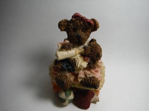 Mama Bear and baby feeding Bear Ornament
