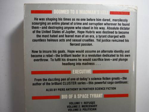 Piers Anthony: Bio Of A Space Tyrant : Volume 4 EXECUTIVE - Paperback